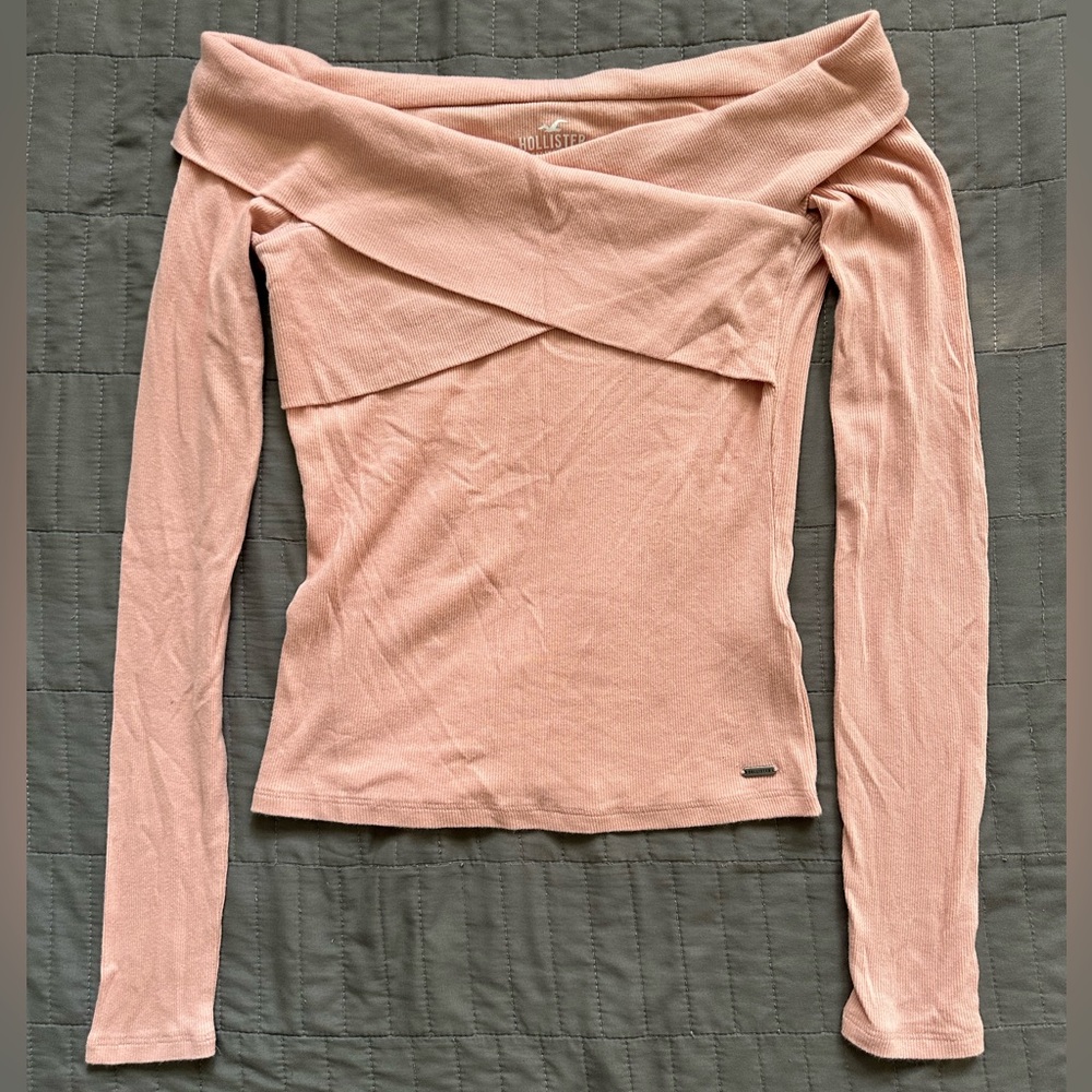 Full Length Hollister Off the Shoulder Long Sleeve